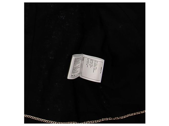 Chanel Multicolored Short Cotton Jacket with Gold Logo Buttons Multiple colors - view 6