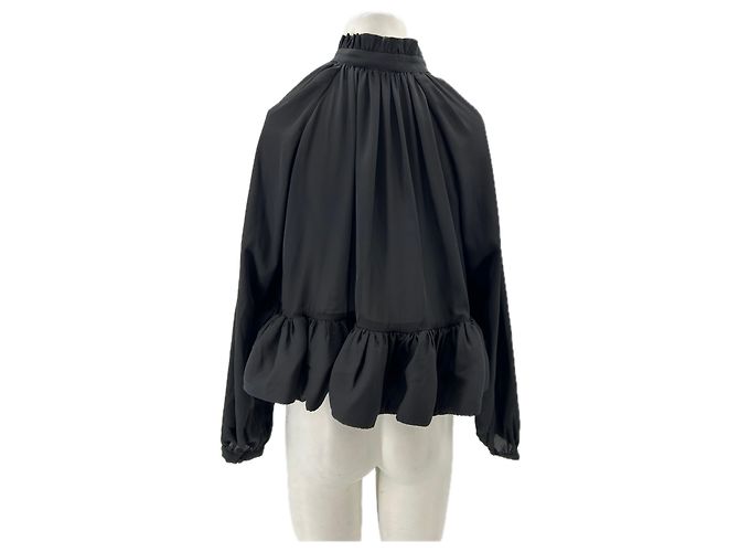 Autre Marque Camicia nera MALINA S Nero - vista 2