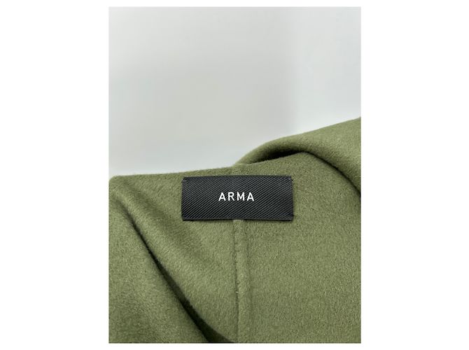 Giorgio Armani Green wool jacket with large buttons - view 5
