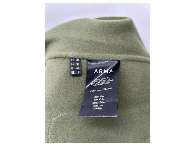 Giorgio Armani Green wool jacket with large buttons - view 6