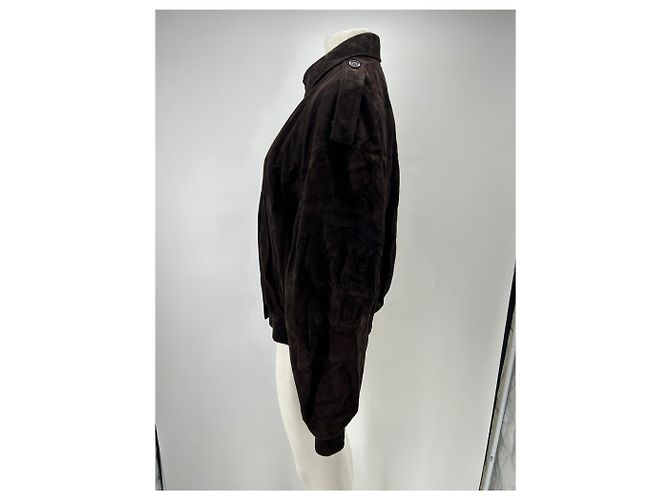 Autre Marque MANOKHI Wildlederjacke braun - Ansicht 4
