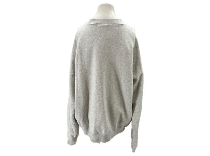Autre Marque LAMAREL Sweatshirt aus Baumwolle Grau XXL - Ansicht 2
