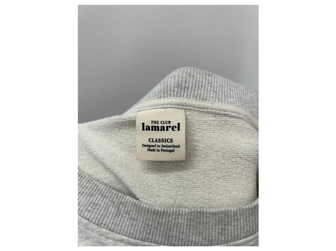 Autre Marque LAMAREL Sweatshirt aus Baumwolle Grau XXL - Ansicht 5