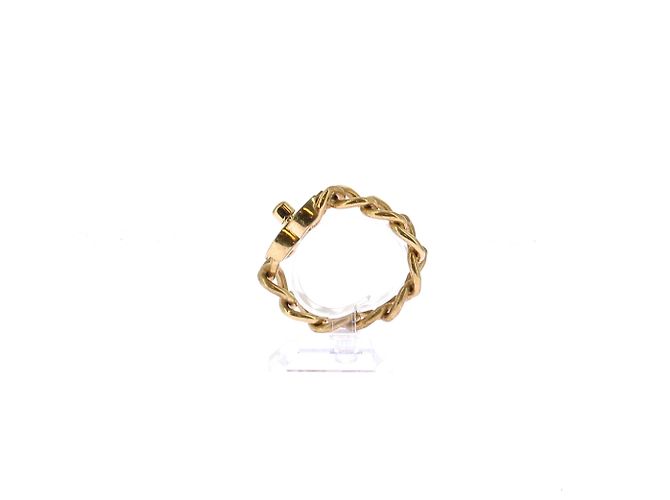Chanel Bracciale dorato con chiusura CC D'oro - vista 3