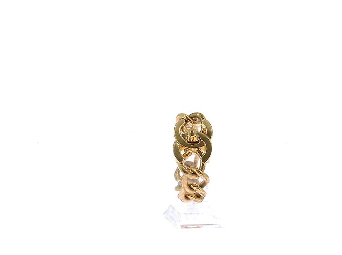 Chanel Bracciale dorato con chiusura CC D'oro - vista 4