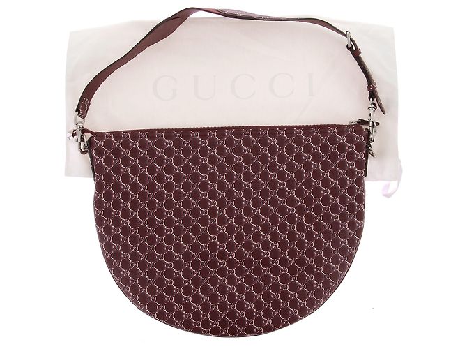 Gucci Borsa a spalla bordeaux Bordò - vista 8