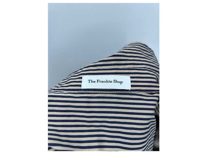 Autre Marque Camicia a righe beige e nera THE FRANKIE SHOP - vista 5