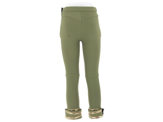 Louis Vuitton Khakihose mit goldenen Details - Ansicht 2