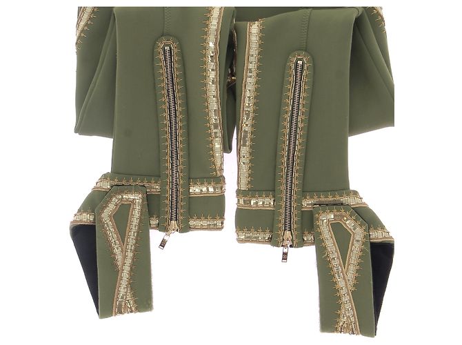 Louis Vuitton Khakihose mit goldenen Details - Ansicht 7