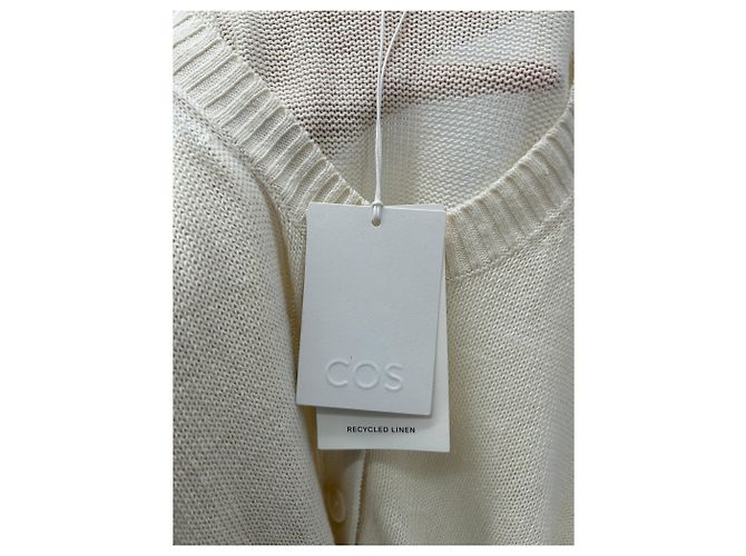 Cardigan in lino beige Cos - vista 5