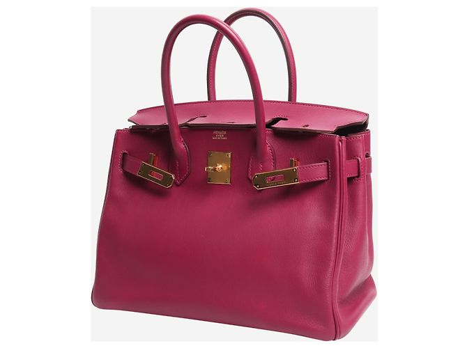 Hermès Bolsa Birkin 30 roxa 2011 Roxo - vista 7