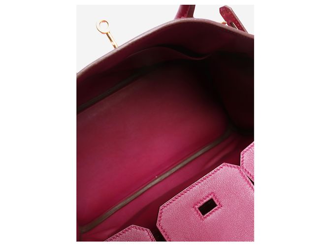 Hermès Bolsa Birkin 30 roxa 2011 Roxo - vista 8