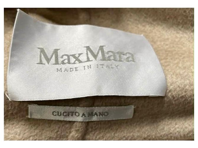 Max Mara Abrigo MaxMara Beige 100% Cachemira - vista 4