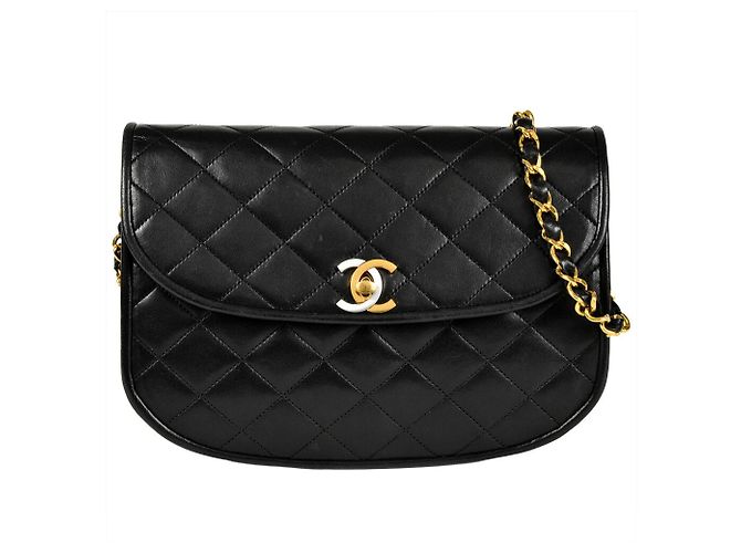 Borsa a Spalla Chanel Matelassé con Catena Nero - vista 2