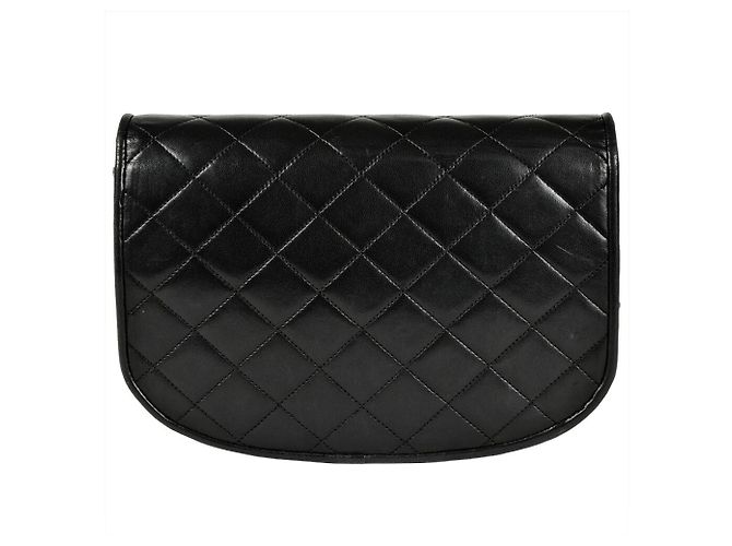 Borsa a Spalla Chanel Matelassé con Catena Nero - vista 4