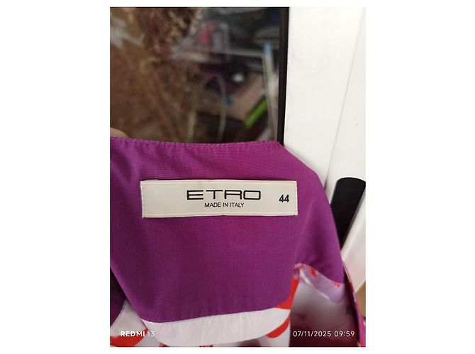Vestido Etro de algodón con mangas cortas Multicolor - vista 11