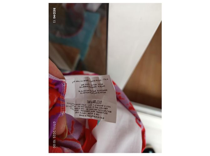 Vestido Etro de algodón con mangas cortas Multicolor - vista 12