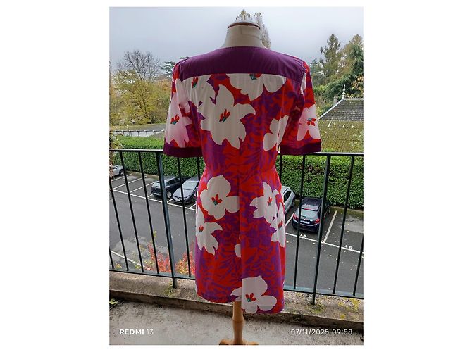 Vestido Etro de algodón con mangas cortas Multicolor - vista 6