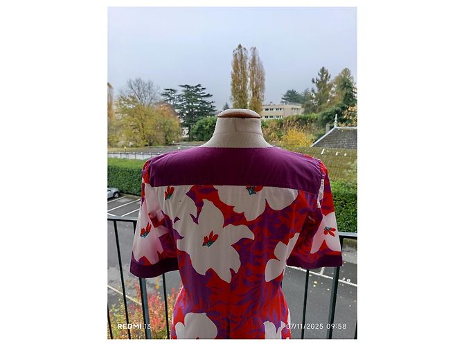 Vestido Etro de algodón con mangas cortas Multicolor - vista 7
