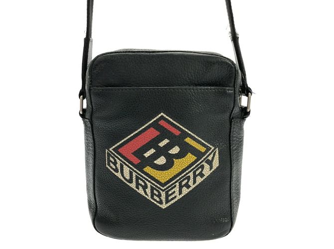 Borsa a Spalla Burberry Thornton Patches Nero - vista 3