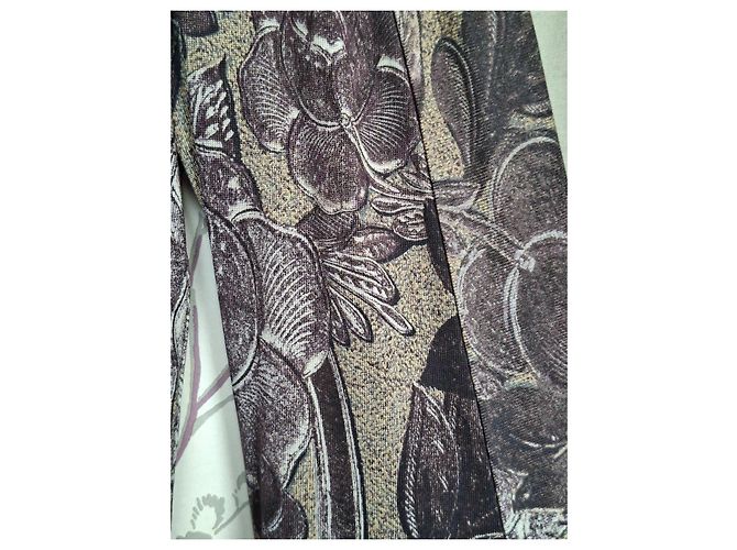 Diane Von Furstenberg Vestido envolvente de seda estampada Castaño - vista 4