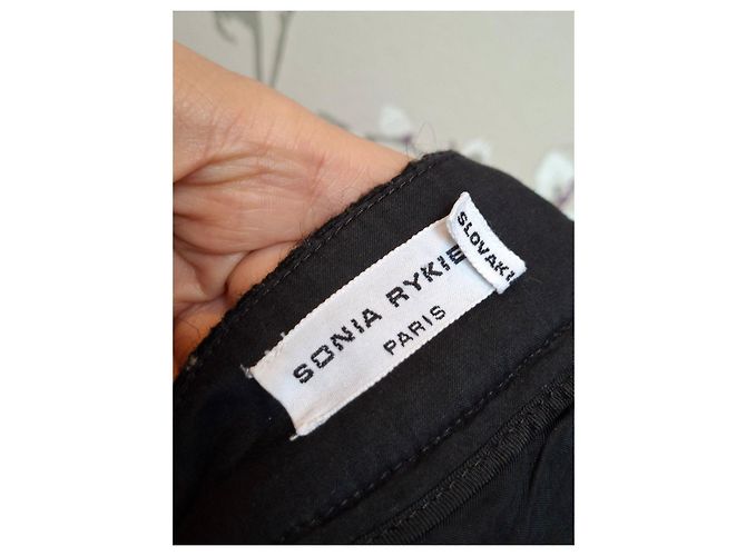 Falda corta de tweed gris oscuro Sonia Rykiel Gris antracita - vista 8
