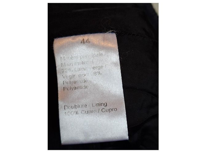 Falda corta de tweed gris oscuro Sonia Rykiel Gris antracita - vista 9