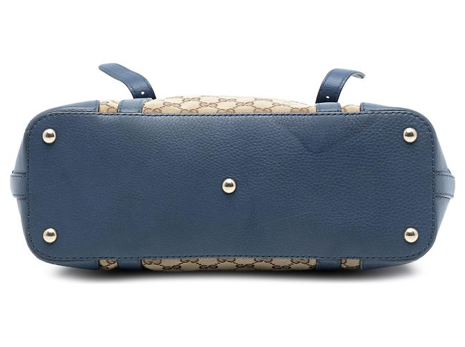 Borsa Tote convertibile Gucci in tela GG beige - vista 3