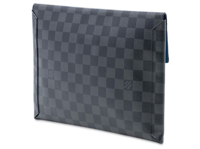 Pochette GM Alpha Damier Graphite Nero Louis Vuitton - vista 2