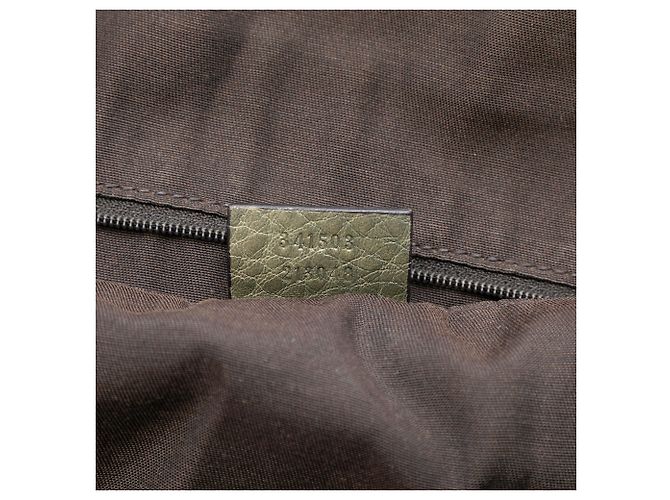 Borsa a mano in pelle marrone GG Charm di Gucci Cachi - vista 6