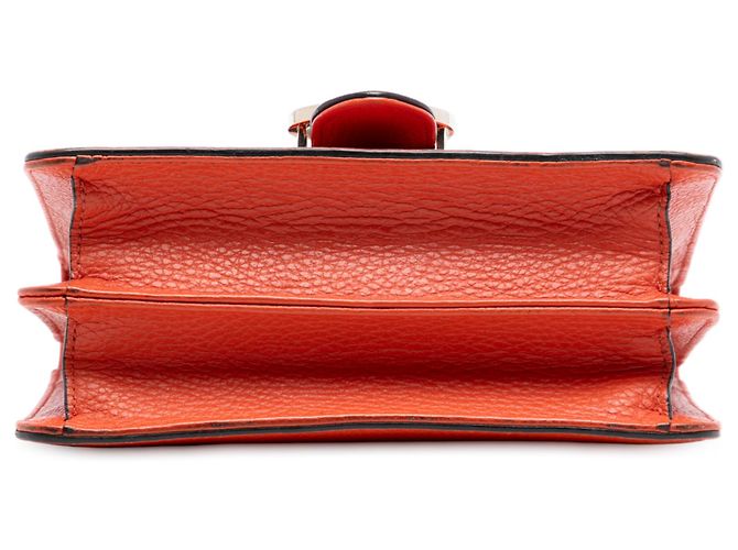 Gucci Arancione Piccolo Dollar in Pelle di Vitello Interlocking G Crossbody - vista 3