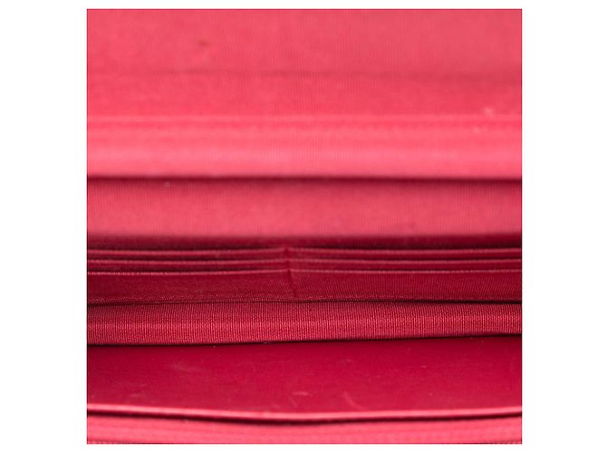 Wallet On Chain Chanel Schwarze CC gesteppte Lammleder Geldbörse mit Kette - Ansicht 4