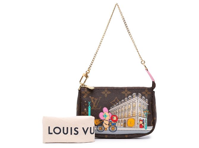 Mini Pochette Accessoires Vivienne a Parigi in Monogramma Marrone Louis Vuitton - vista 11
