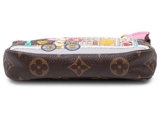 Mini Pochette Accessoires Vivienne a Parigi in Monogramma Marrone Louis Vuitton - vista 3