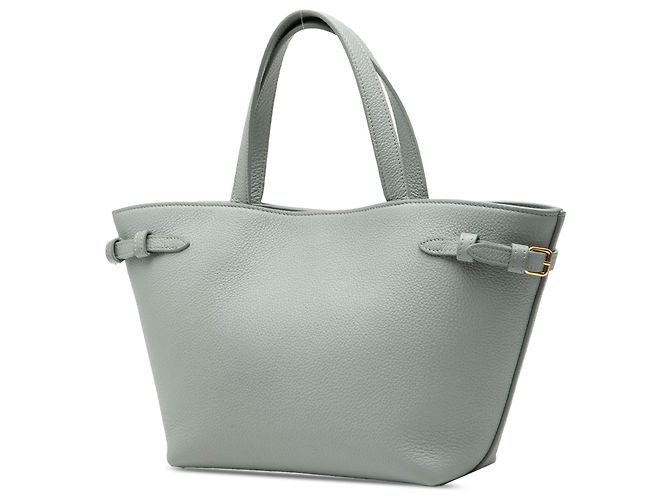 Céline Borsa Tote Anais Triomphe in pelle di vitello grigio goffrato Celine Mini Marrone - vista 2
