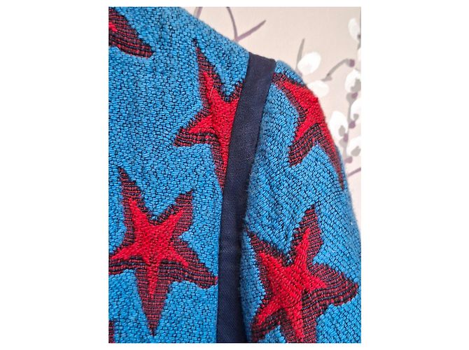 Giacca Sandro con stelle blu e rosse Rosso - vista 3