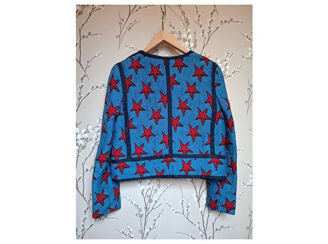 Giacca Sandro con stelle blu e rosse Rosso - vista 7
