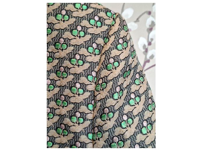 Autre Marque Chaqueta estampada floral Momoni Negro Rosa Beige Verde - vista 3