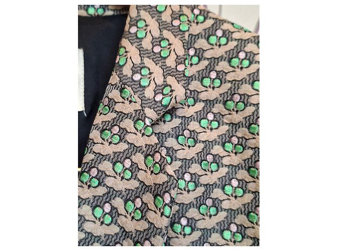 Autre Marque Chaqueta estampada floral Momoni Negro Rosa Beige Verde - vista 4