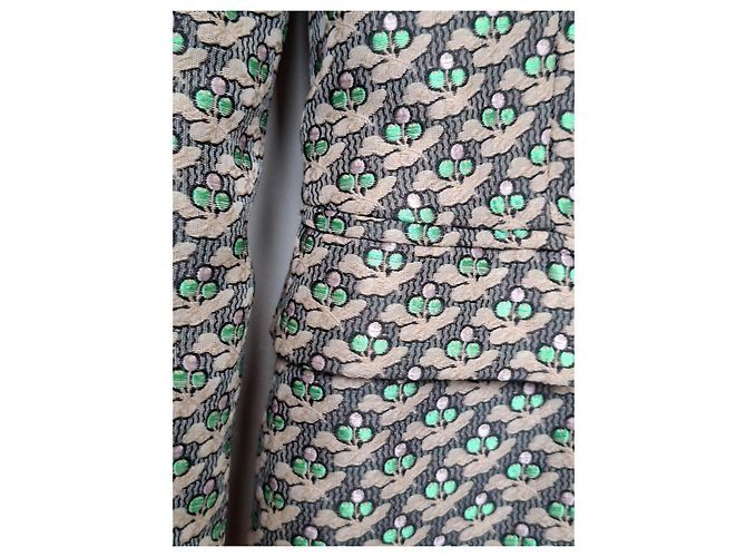 Autre Marque Chaqueta estampada floral Momoni Negro Rosa Beige Verde - vista 6