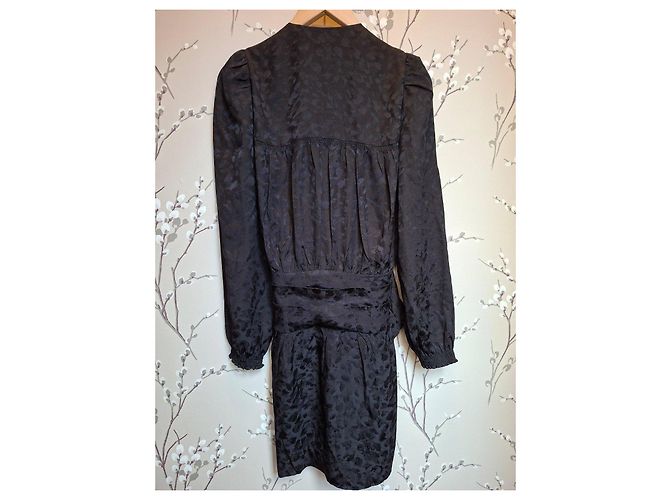 Vestido de seda negro Zadig & Voltaire - vista 8