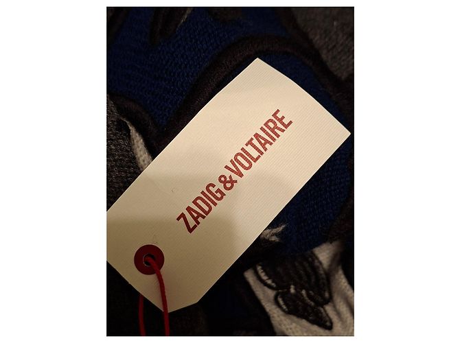 Sciarpa in Cashmere Zadig & Voltaire Multicolore Grigio - vista 12