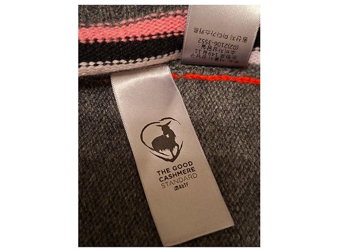 Sciarpa in Cashmere Zadig & Voltaire Multicolore Grigio - vista 14