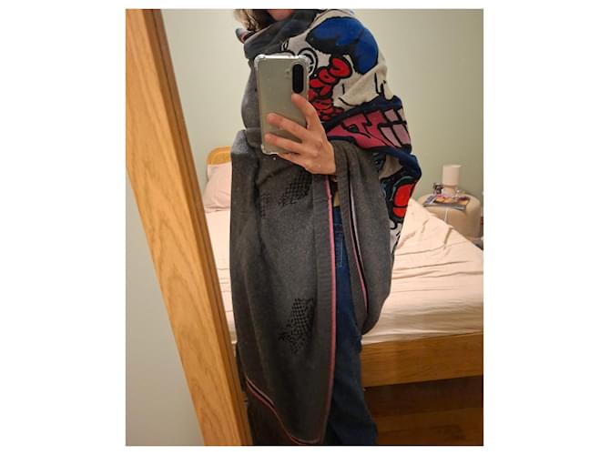 Sciarpa in Cashmere Zadig & Voltaire Multicolore Grigio - vista 9