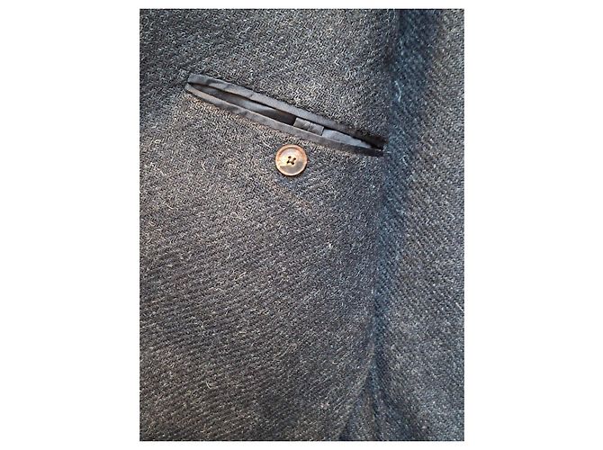 Autre Marque ASPALTE Tweedjacke grau Wolle - Ansicht 12