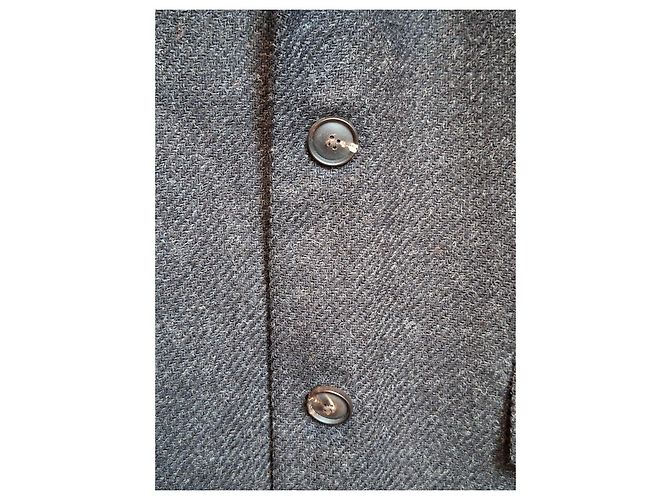 Autre Marque ASPALTE Tweedjacke grau Wolle - Ansicht 4
