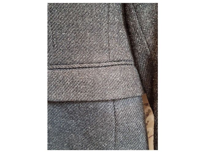 Autre Marque ASPALTE Tweedjacke grau Wolle - Ansicht 5