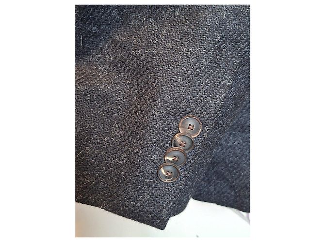 Autre Marque ASPALTE Tweedjacke grau Wolle - Ansicht 6