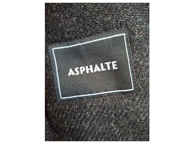 Autre Marque ASPALTE Tweedjacke grau Wolle - Ansicht 9