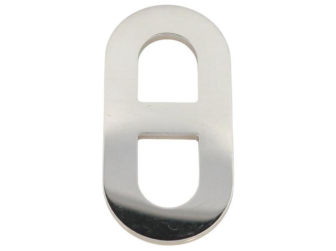 Ring Hermès ANELLO PER SCIARPA HERMES CATENA ANCORATA REVERSIBILE ORO ARGENTO - vista 2